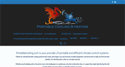 Desktop Screenshot of portablecooling.com